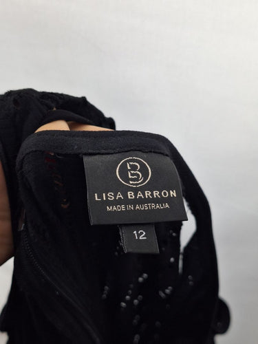 Second-Hand - Lisa Barron Stretch Tank Ladder Mini Dress Size 12 - SwapUp