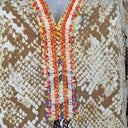 Second-Hand - Hale Bob Eclectic Python Beaded Mini Dress Size M - SwapUp