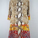 Second-Hand - Hale Bob Eclectic Python Beaded Mini Dress Size M - SwapUp