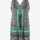 Second-Hand - Hale Bob Tiled Embellished Comfortable Shift Mini Dress Size M - SwapUp