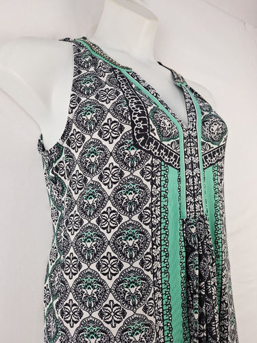 Second-Hand - Hale Bob Tiled Embellished Comfortable Shift Mini Dress Size M - SwapUp
