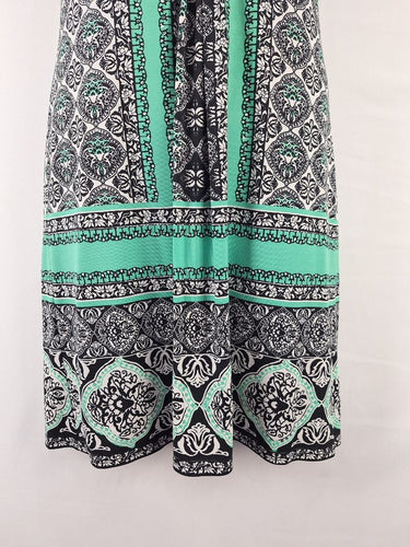 Second-Hand - Hale Bob Tiled Embellished Comfortable Shift Mini Dress Size M - SwapUp