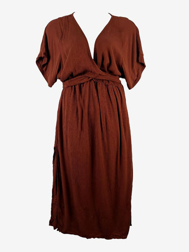 Hazel & Folk Cinnamon Bark Melody Maxi Dress Size M