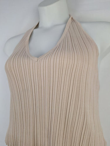 Second-Hand - DISSH Chai Rib Halter Top Size XXL - SwapUp