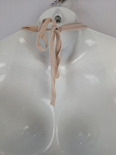 Second-Hand - DISSH Chai Rib Halter Top Size XXL - SwapUp