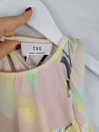 Second-Hand - Cue Pastel Marble Swirl Tank Top Size 14 - SwapUp