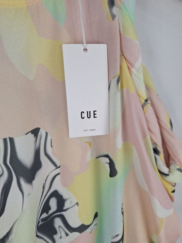 Second-Hand - Cue Pastel Marble Swirl Tank Top Size 14 - SwapUp