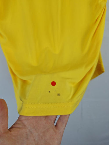 Second-Hand - Cue Sunshine Yellow Twist Trim Top Size 16 - SwapUp