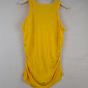 Second-Hand - Cue Sunshine Yellow Twist Trim Top Size 16 - SwapUp