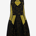 Second-Hand - Sass & Bide Puzzle Me This Mustard Mini Dress Size 14 - SwapUp