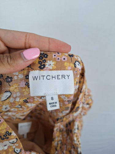Second-Hand - Witchery Breezy Ditsy Floral Mini Dress Size 8 - SwapUp
