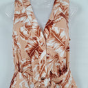 Second-Hand - Witchery Classic Peach Toned Summer Midi Dress Size 8 - SwapUp