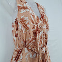Second-Hand - Witchery Classic Peach Toned Summer Midi Dress Size 8 - SwapUp