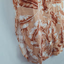 Second-Hand - Witchery Classic Peach Toned Summer Midi Dress Size 8 - SwapUp