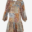 Second-Hand - Witchery Boho Puffed Sleeve Dress Size 8 - SwapUp