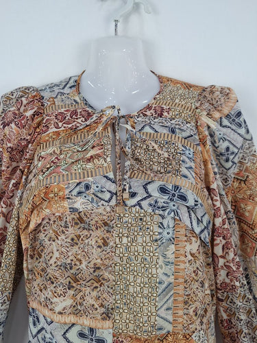 Second-Hand - Witchery Boho Puffed Sleeve Dress Size 8 - SwapUp