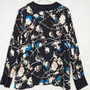 Second-Hand - Jigsaw Elegant Collared Mesh Trimmed Blouse Size 12 - SwapUp