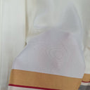 Second-Hand - Shanghai Tang Timeless Cream Silk Mandarin Collared Blouse Size 12 - SwapUp