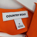 Second-Hand - Country Road Tangerine Gathered Essential Office Top Size 10 - SwapUp