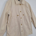Second-Hand - Whistles Stylish Latte Cotton Twill Jacket Size 10 - SwapUp