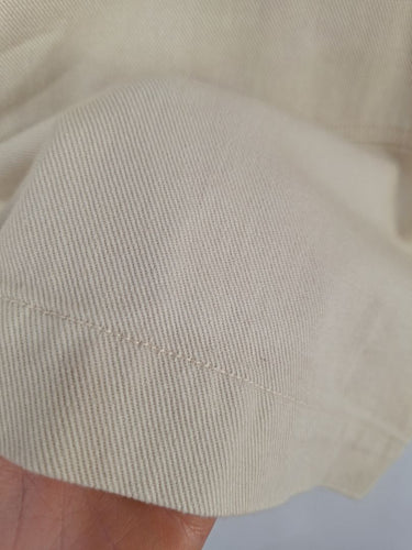 Second-Hand - Whistles Stylish Latte Cotton Twill Jacket Size 10 - SwapUp