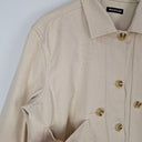 Second-Hand - Whistles Stylish Latte Cotton Twill Jacket Size 10 - SwapUp