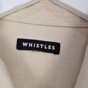 Second-Hand - Whistles Stylish Latte Cotton Twill Jacket Size 10 - SwapUp