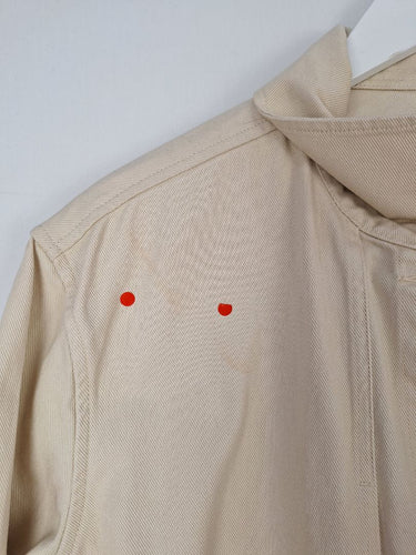 Second-Hand - Whistles Stylish Latte Cotton Twill Jacket Size 10 - SwapUp
