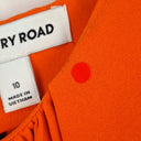 Second-Hand - Country Road Tangerine Gathered Essential Office Top Size 10 - SwapUp