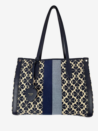 Kate Spade Lucky Blue Clover Canvas Handbag