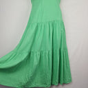 Second-Hand - YH & CO Lime Linen Blend One Shoulder Dress Size 12 - SwapUp