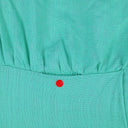 Second-Hand - YH & CO Lime Linen Blend One Shoulder Dress Size 12 - SwapUp