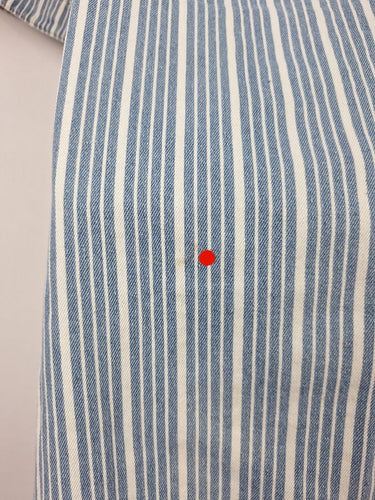 Second-Hand - Kireina Blue Stripe Denim Midi Dress Size S - SwapUp