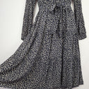 Second-Hand - Witchery Navy Ditsy Floral Maxi Dress Size 10 - SwapUp