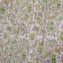 Second-Hand - Kinney Garden Paisley Pleated Puff Dress Size M - SwapUp