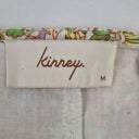 Second-Hand - Kinney Garden Paisley Pleated Puff Dress Size M - SwapUp