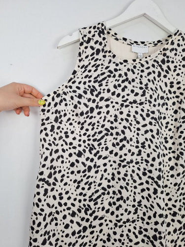 Second-Hand - Witchery Light Weight Animal Print Singlet Top Size S - SwapUp