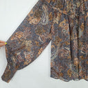 Second-Hand - Witchery Relaxed Paisley Printed Blouse Size 8 - SwapUp