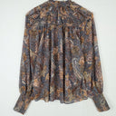 Second-Hand - Witchery Relaxed Paisley Printed Blouse Size 8 - SwapUp