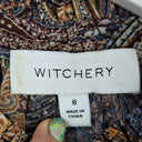 Second-Hand - Witchery Relaxed Paisley Printed Blouse Size 8 - SwapUp