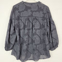 Second-Hand - Witchery Relaxed Slate Sheer Blouse Size 8 - SwapUp