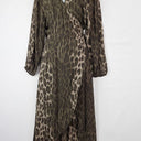 Second-Hand - Witchery Jungle Balloon Sleeve Wrap Dress Size 8 - SwapUp