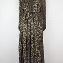 Second-Hand - Witchery Jungle Balloon Sleeve Wrap Dress Size 8 - SwapUp