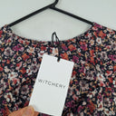 Second-Hand - Witchery Everyday Floral Cut Out Top Size S - SwapUp