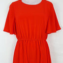 Second-Hand - Witchery Scarlet Textured Floaty Dress Size 8 - SwapUp