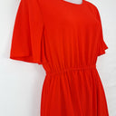 Second-Hand - Witchery Scarlet Textured Floaty Dress Size 8 - SwapUp