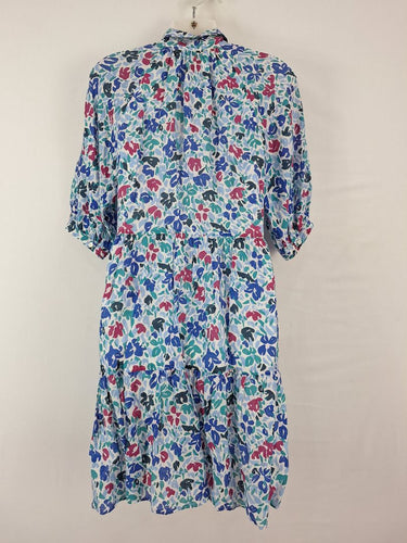 Second-Hand - Witchery Splash Floral Tiered Mini Dress Size 8 - SwapUp