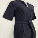 Second-Hand - Sacha Drake Sophisticated A Line With Reversible Belt Dress Size 10 - SwapUp