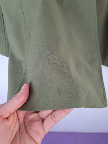 Second-Hand - Mossman Khaki Addicted To You Blazer Size 14 - SwapUp