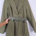 Second-Hand - Mossman Khaki Addicted To You Blazer Size 14 - SwapUp